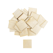 Drewniane kwadraty kwadrat sklejka baza 3x3 25szt