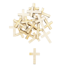Drewniane scrapki krzyż krzyżyk krzyże 3cm 20szt