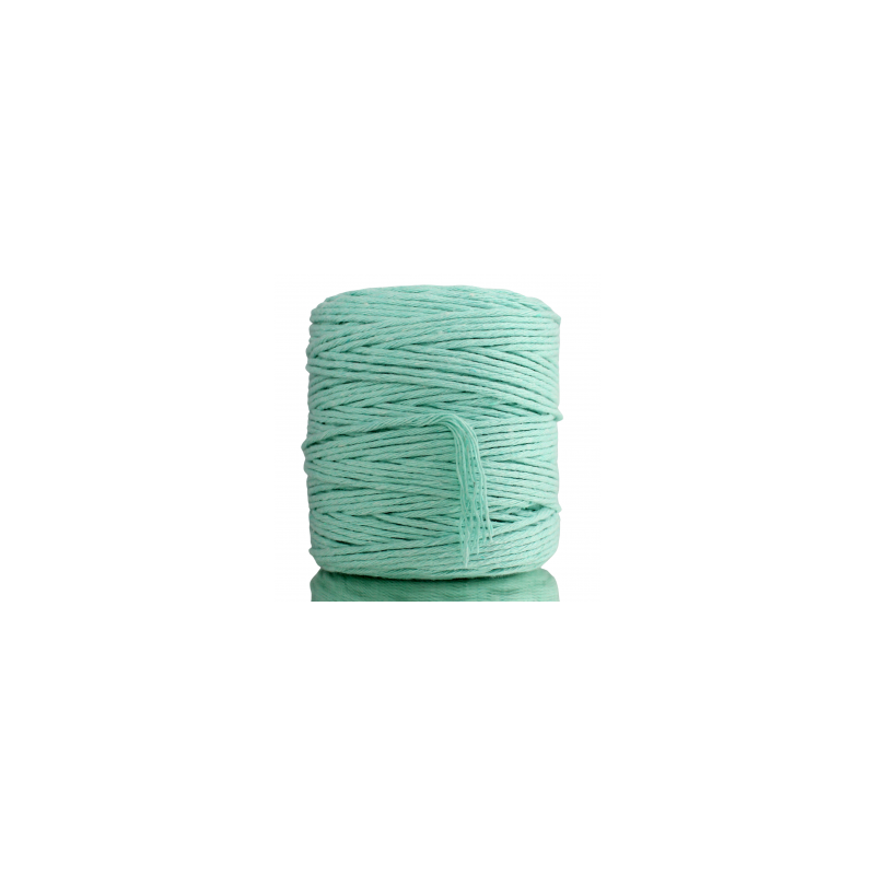 Sznurek bawełniany skręcany MIĘTOWY 200m 3mm