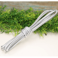 Lina srebrna dekoracyjna sznurek 3m