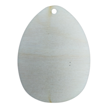 Jajka jajko drewniane zawieszka z dziurą 3cm 10szt