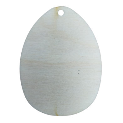 Jajka jajko drewniane zawieszka z dziurą 3cm 10szt