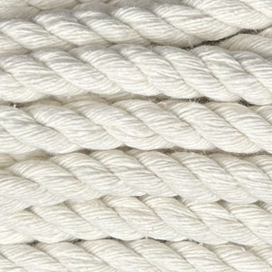 Lina bawełniana kręcona żeglarska sznur 8mm 25m