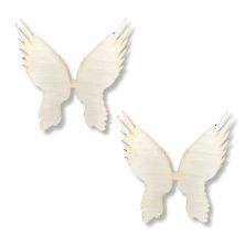 Skrzydełka skrzydła anielskie drewniane anioł do anioła baza decoupage 2szt
