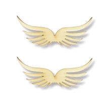 Skrzydełka skrzydła anielskie drewniane anioł do anioła baza decoupage 2szt