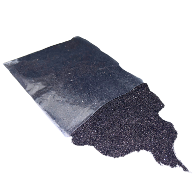Brokat sypki czarny pył dekoracyjny do farb 500g