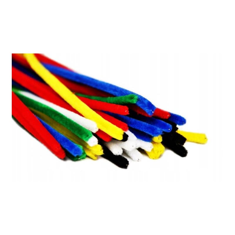 Druciki dekoracyjne kolorowe kreatywne 30 cm 40szt